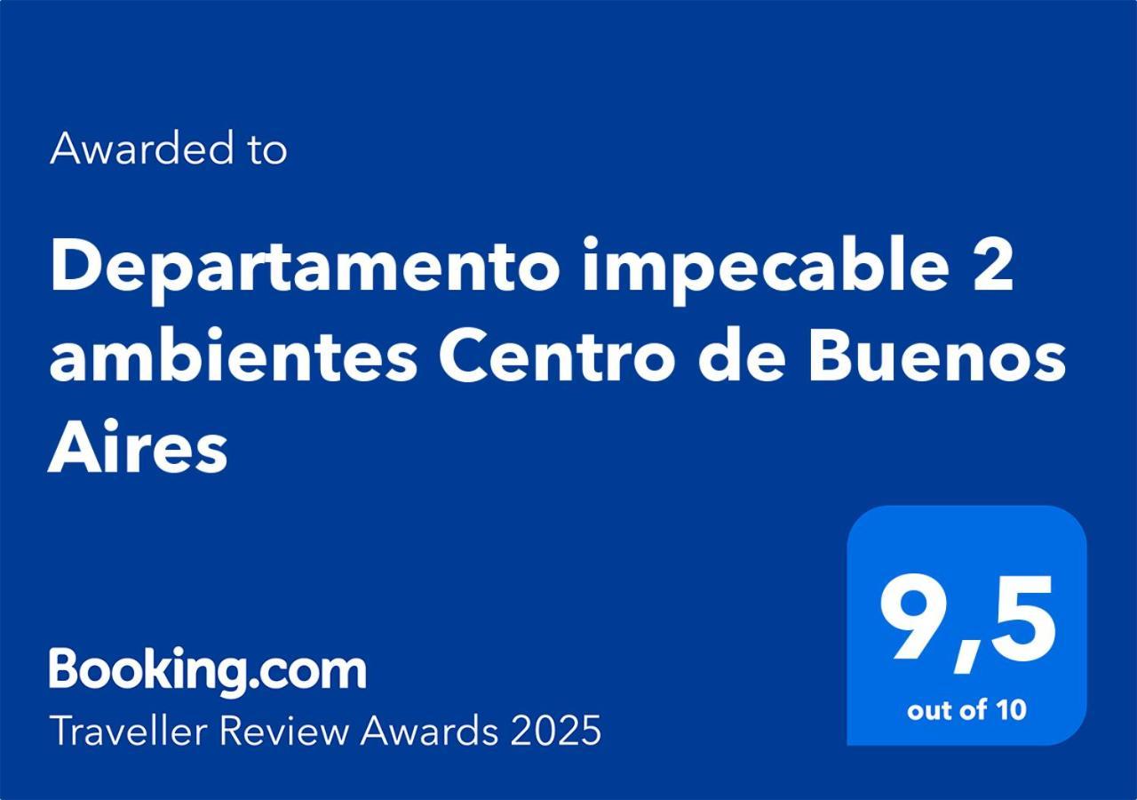 Ferienwohnung Departamento Impecable 2 Ambientes Centro De Buenos Aires Exterior foto